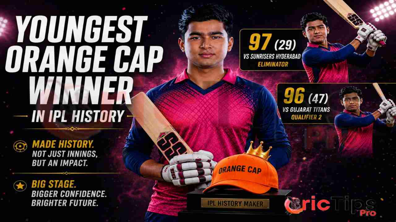 Youngest Orange Cap Winner in IPL History Vaibhav Suryavanshi