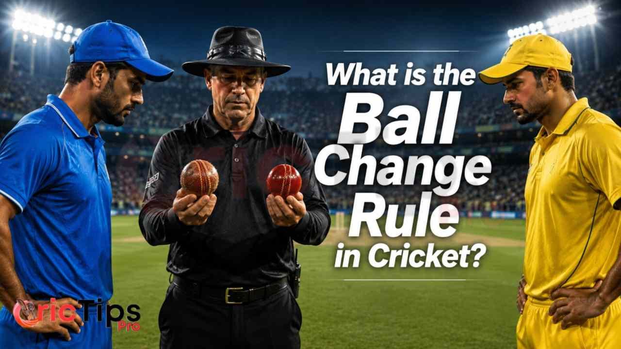 What is the Ball Change Rule in Cricket? Umpire compares two cricket balls before deciding on a ball replacement during an international match.